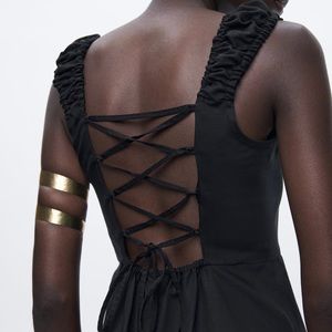 Linen blend midi dress NEW